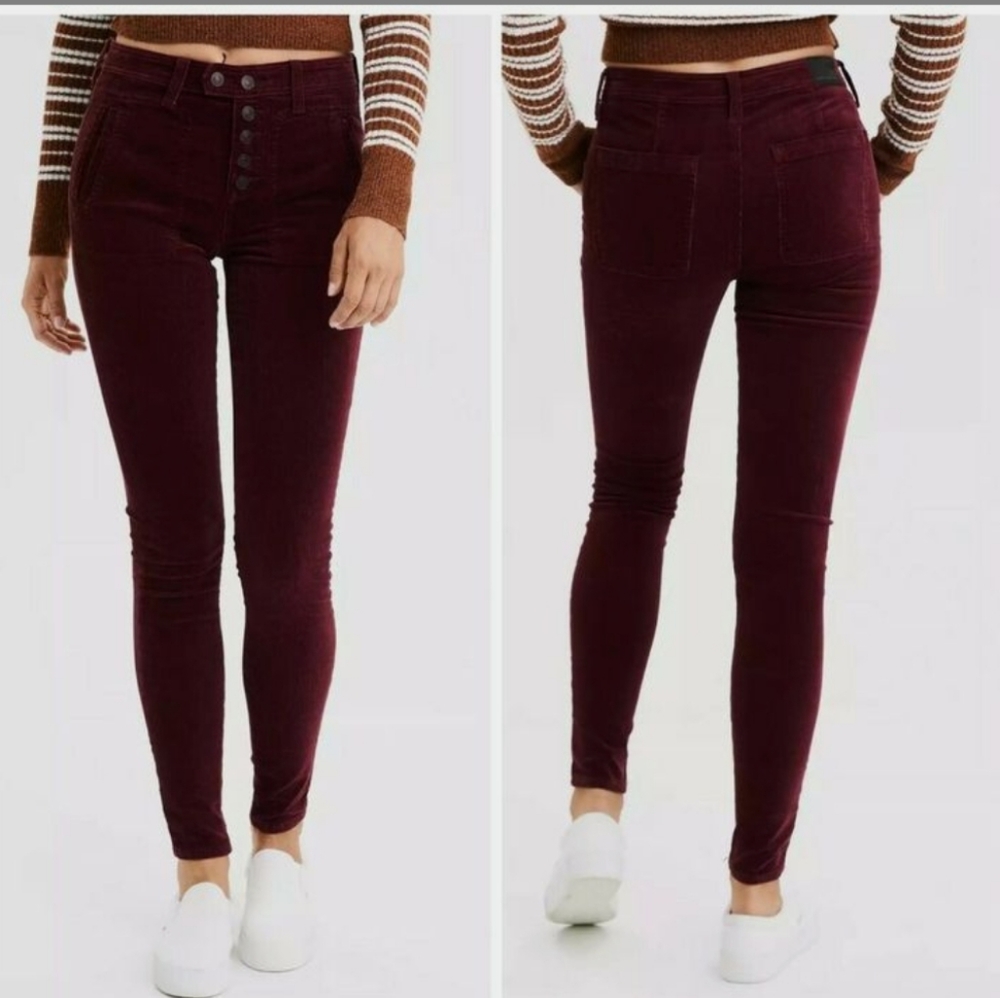 American Eagle | Plus Size Corduroy Hi-Rise Jeggin